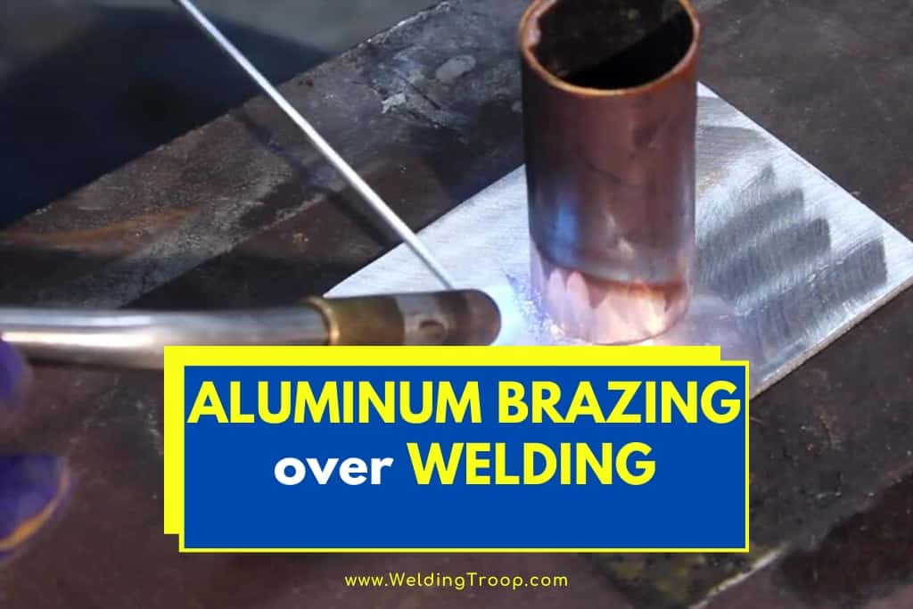 aluminium welding brazing 4 rods TUTORIAL VIDEO use gas torch Aluminium repair 