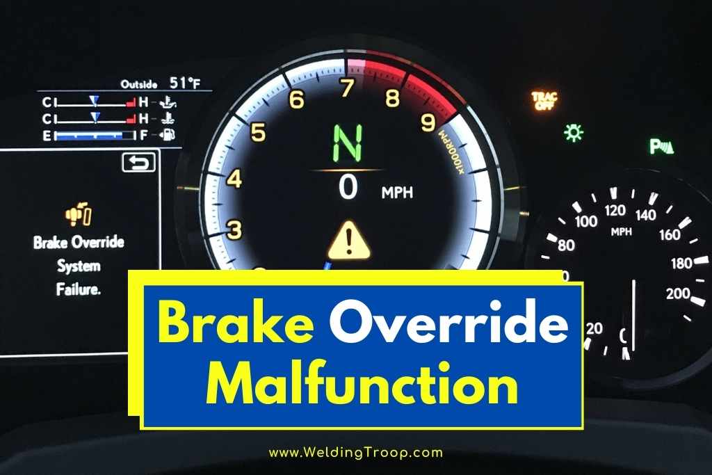 Brake Override Malfunction