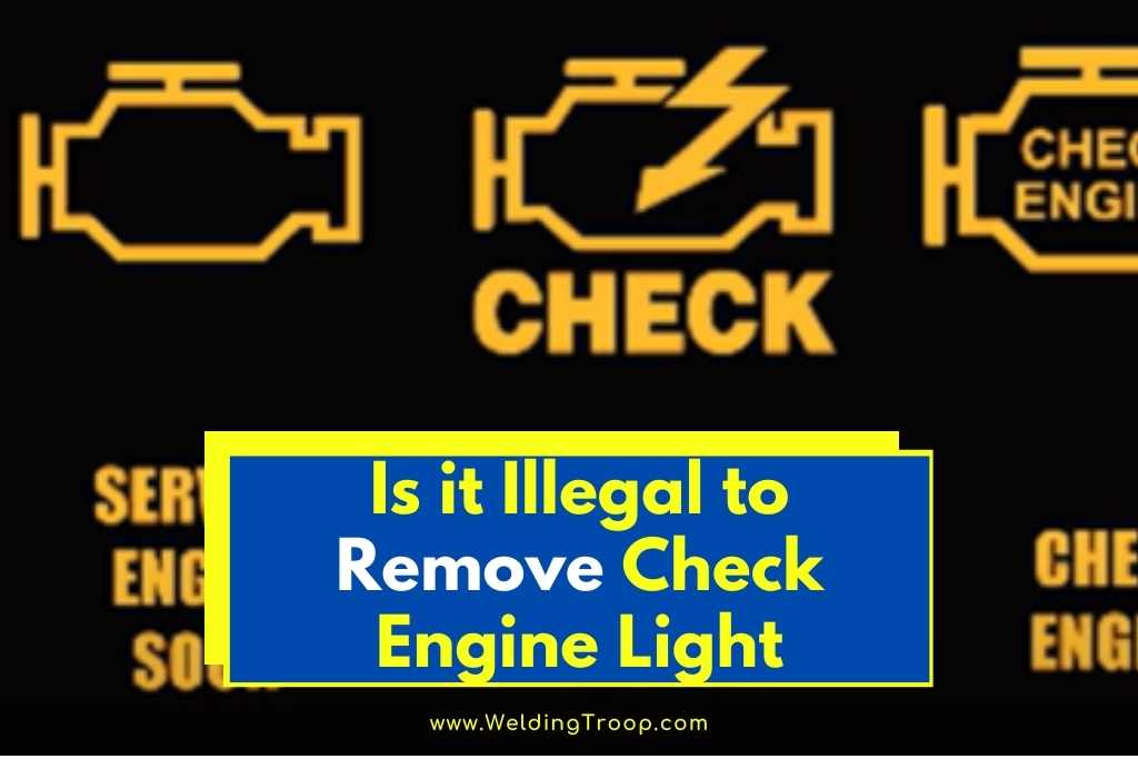 Is it Illegal to Remove Check Engine Light