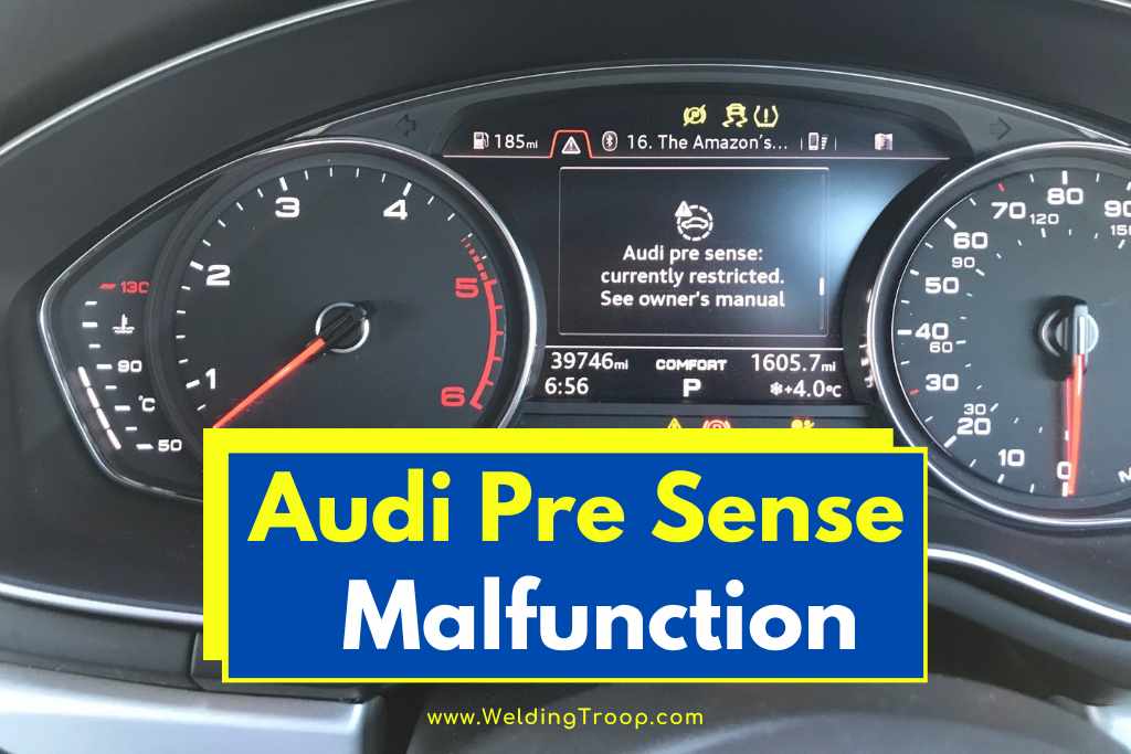 Audi Pre Sense Malfunction