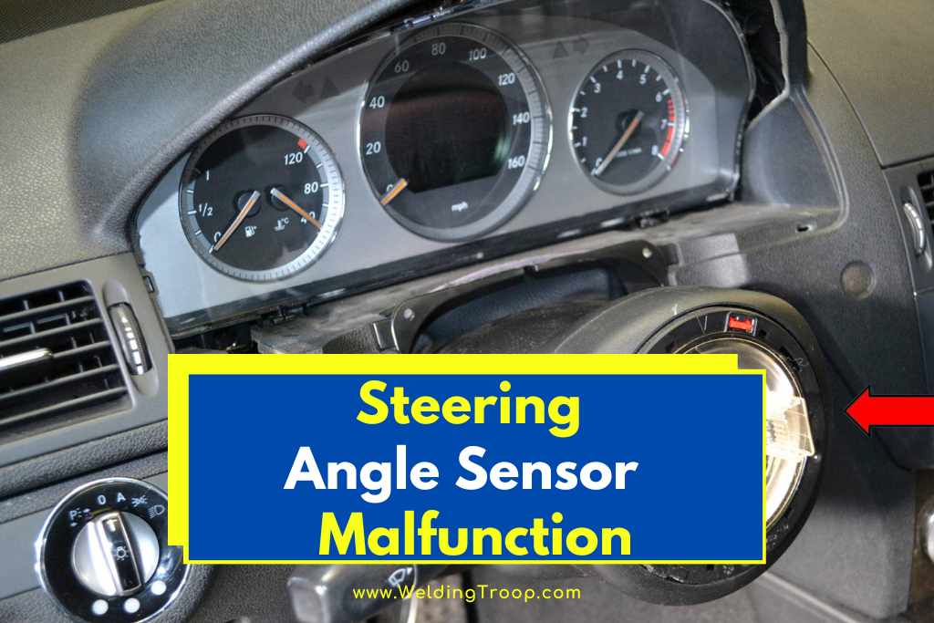 steering angle sensor malfunction