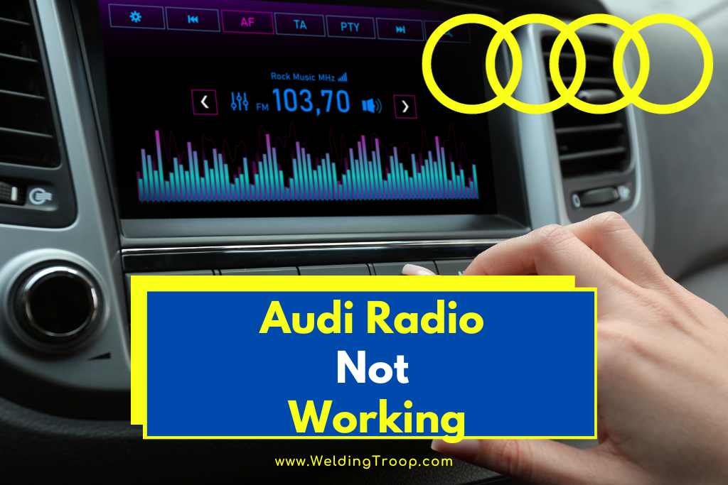 audi radio not working