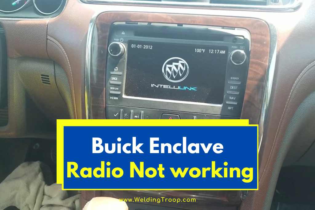 buick enclave radio not working