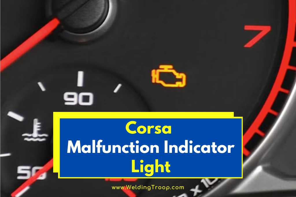 corsa malfunction indicator light
