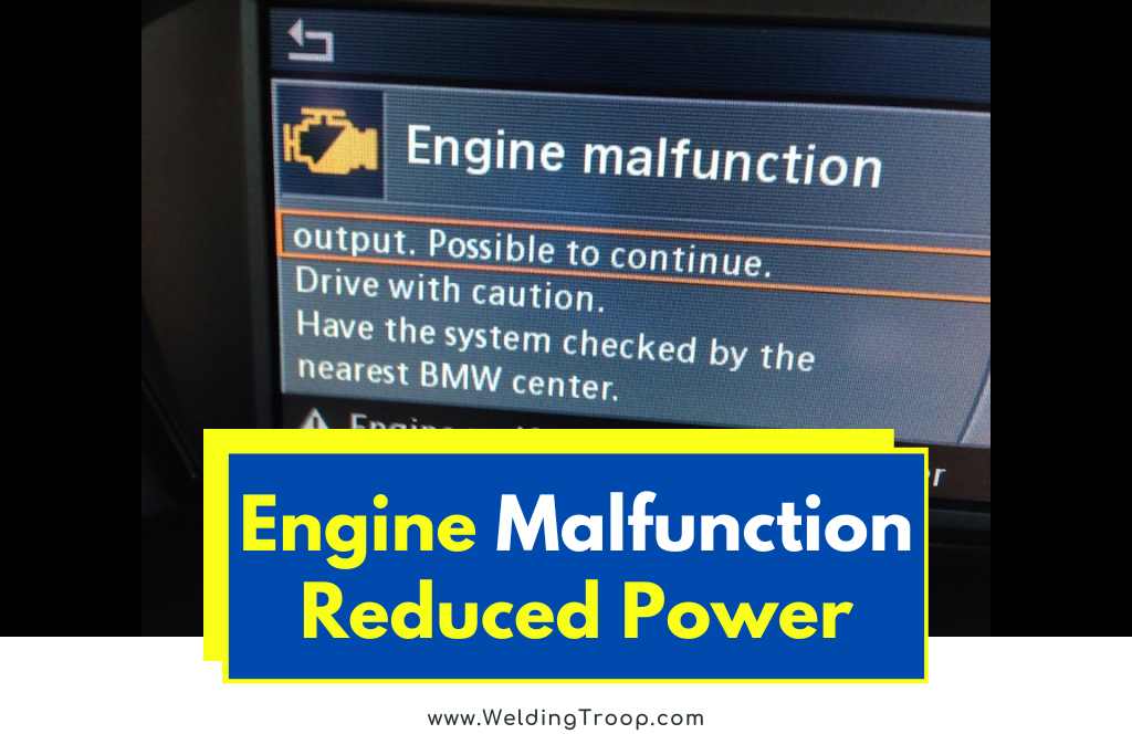 engine malfunction reduced power