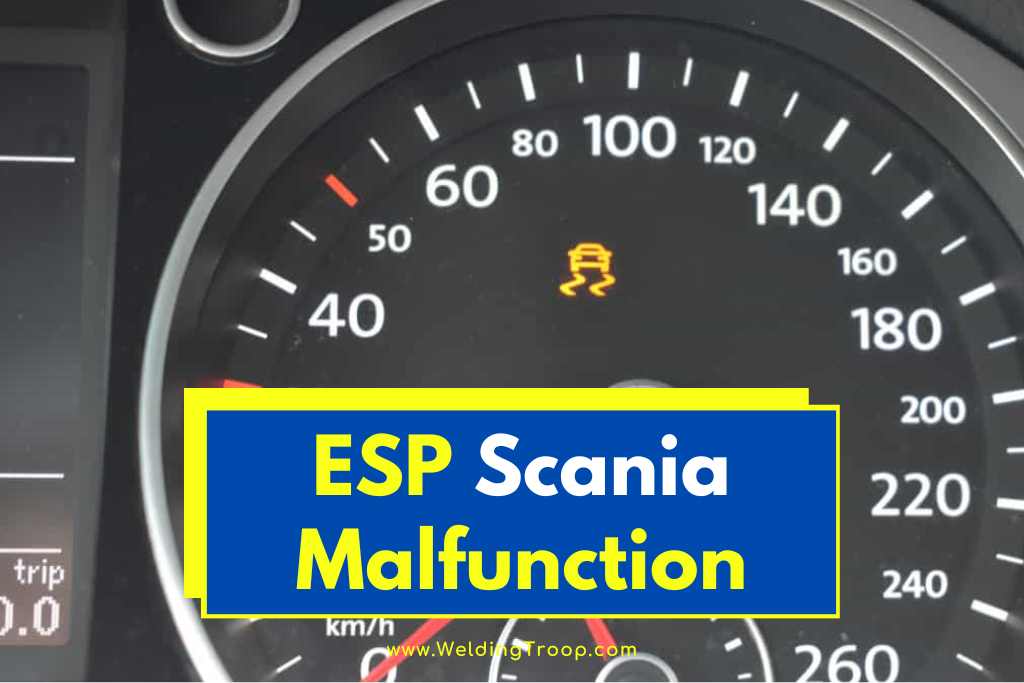 esp malfunction scania