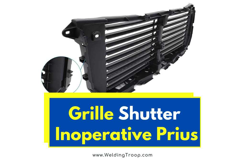 grille shutter inoperative prius