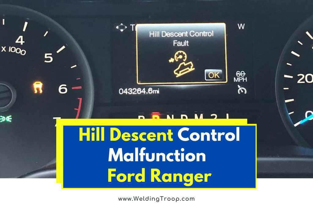 hill descent control malfunction ford ranger